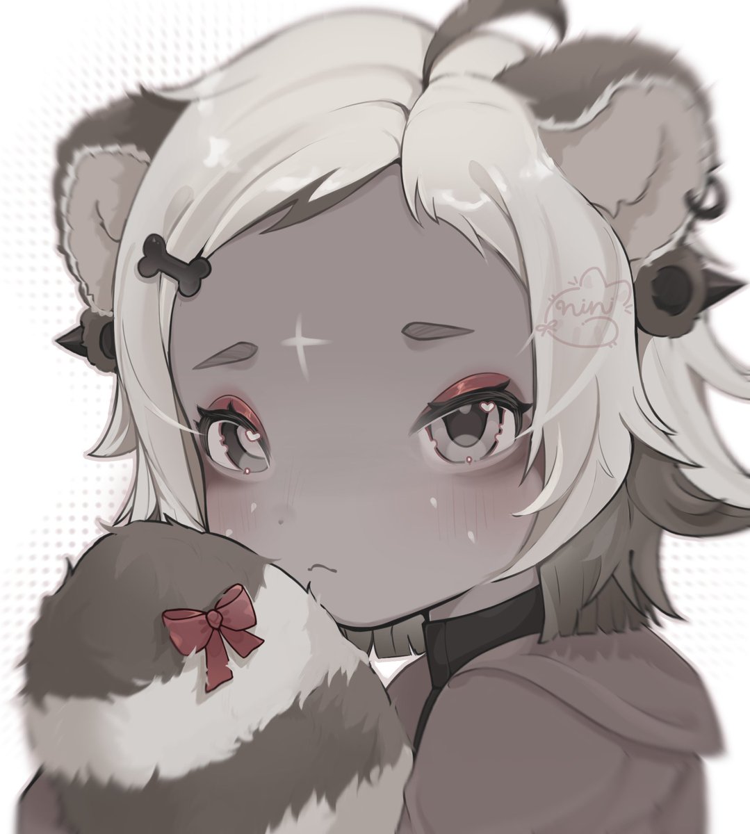 NiniCacomi's tweet photo. @kiiyume0 I no longer draw pigtails with buttons for her. https://t.co/0x18veBqr2