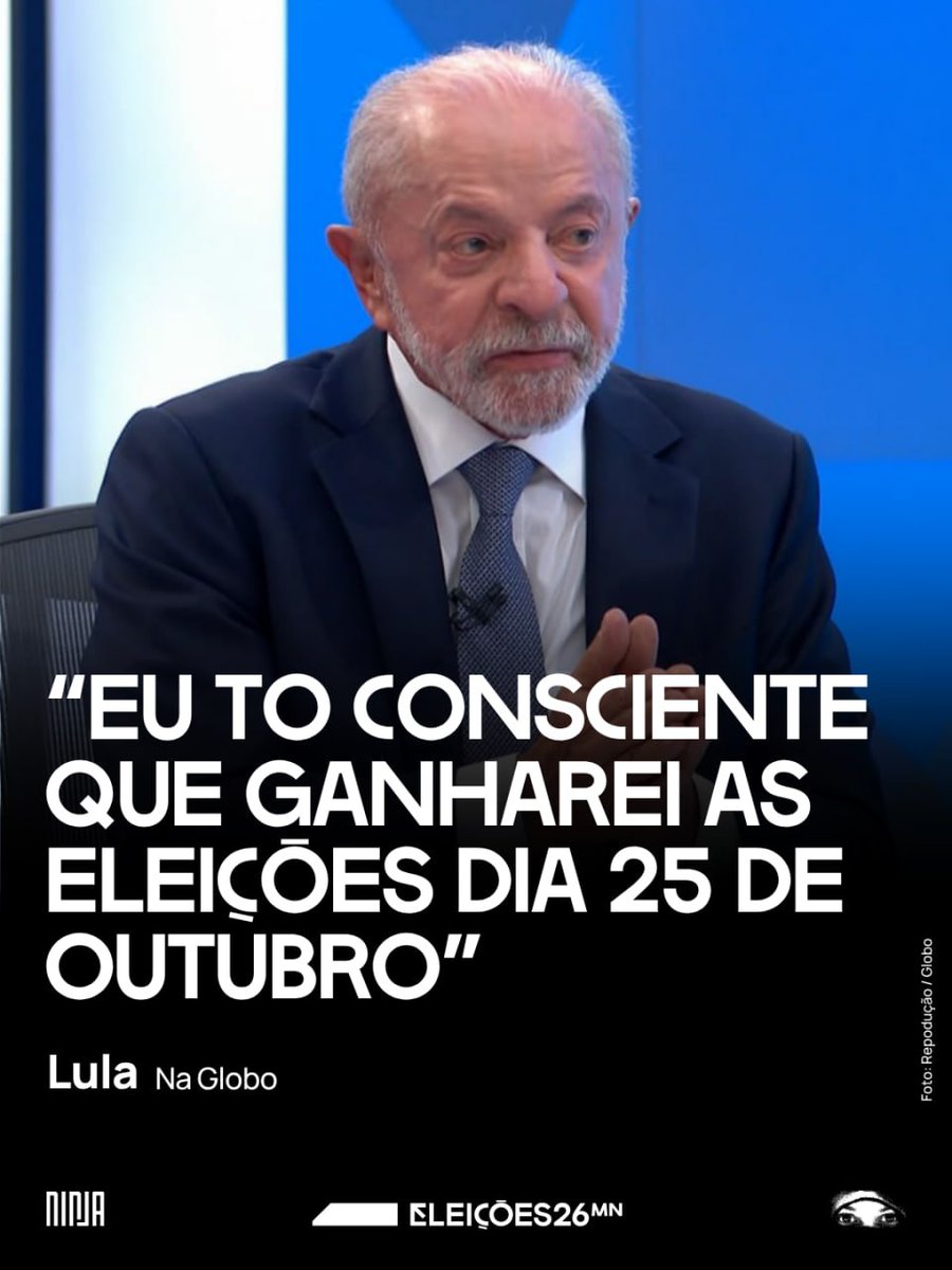 MidiaNINJA's tweet photo. Lula tá confiante, bora virar!

 #LulaNaGlobo https://t.co/TyuXtHZ30E