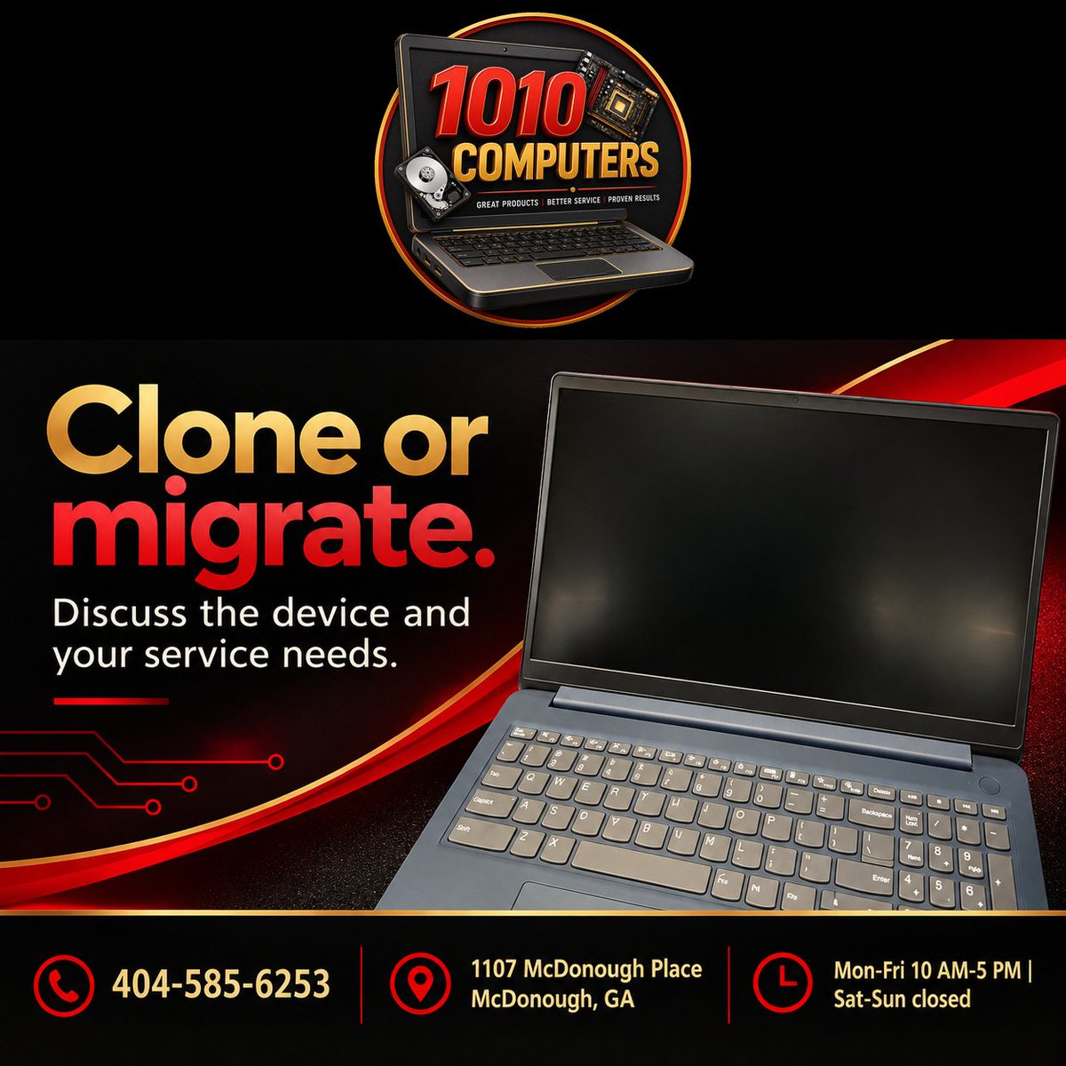 1010Computers's tweet photo. Message:
Cloning and file migration serve different needs.

Contact Info:
1010Computers
1107 McDonough Place
404-585-6253

Service Area:
McDonough, Hampton &amp; Stockbridge; other South Atlanta locations by quote

Hashtags:
#ComputerRepair #McDonoughGA https://t.co/UNGGrMPwZx