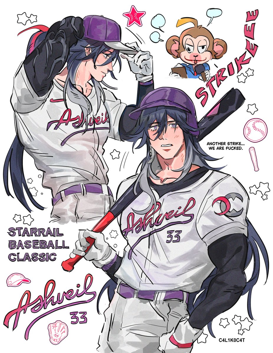 c4l1k0c4t's tweet photo. 🐺⚾ #HonkaiStarrail #Ashveil https://t.co/K6jXKUZOwd