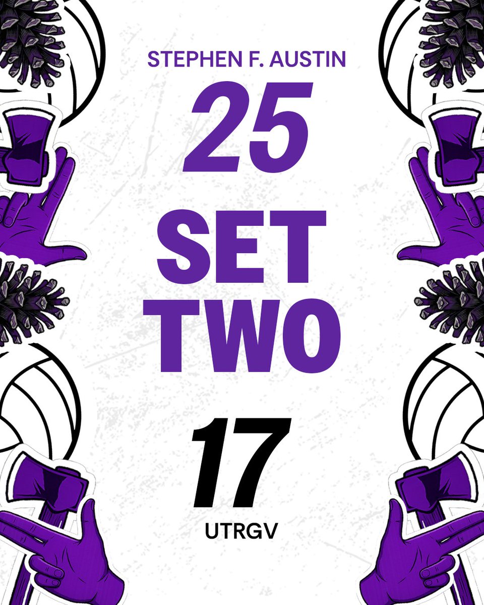 SFA_Volleyball's tweet photo. Ladyjacks take set two!

#AxeEm x #DIBs https://t.co/nfbfxnCgpk