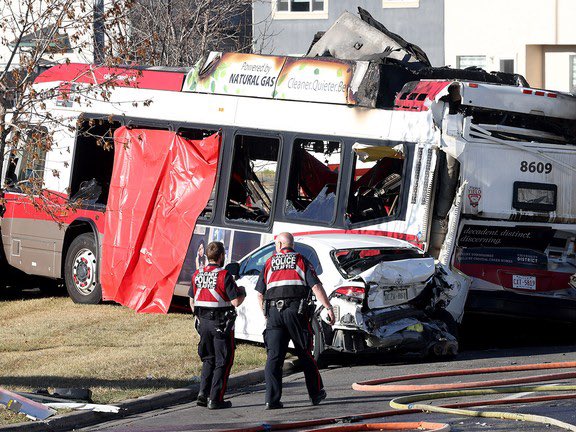 IslamCalgary's tweet photo. Deeply saddened by the tragic bus collision in Saddletowne. Our heartfelt condolences to the bereaved families and prayers for the recovery of the injured. May Allah grant strength and patience to all affected during this difficult time. https://t.co/iMJ54YUG7M