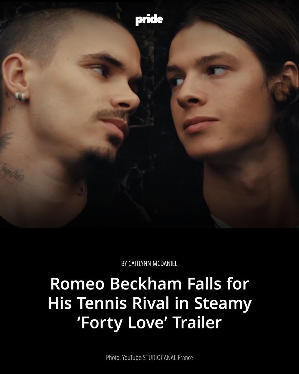 Pride's tweet photo. Romeo Beckham’s first movie role comes with some serious on-court tension. And off-court kissing.⁠

🔗 https://t.co/EC0zGKNoIw https://t.co/rh5XjHCkaR