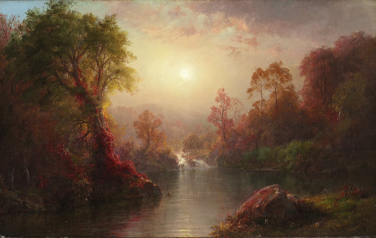 DailyClassicArt's tweet photo. Frederic Edwin Church - "Autumn" (1875) https://t.co/iW8oTl4z1f