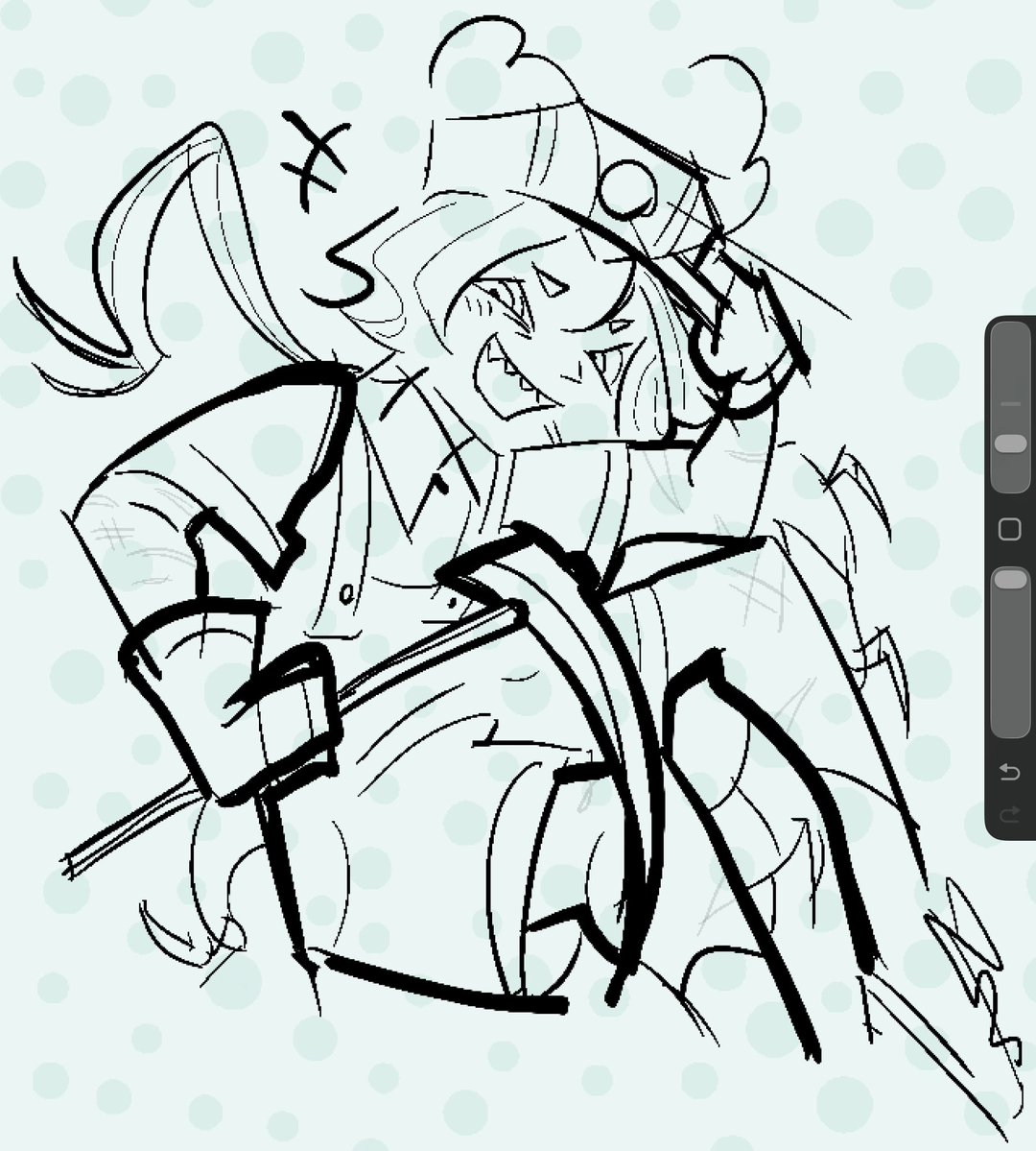 frilledclown's tweet photo. doodled some momoyo designs i really like on here. my fanart mew #touhou #東方Project https://t.co/tR7X92xHhB