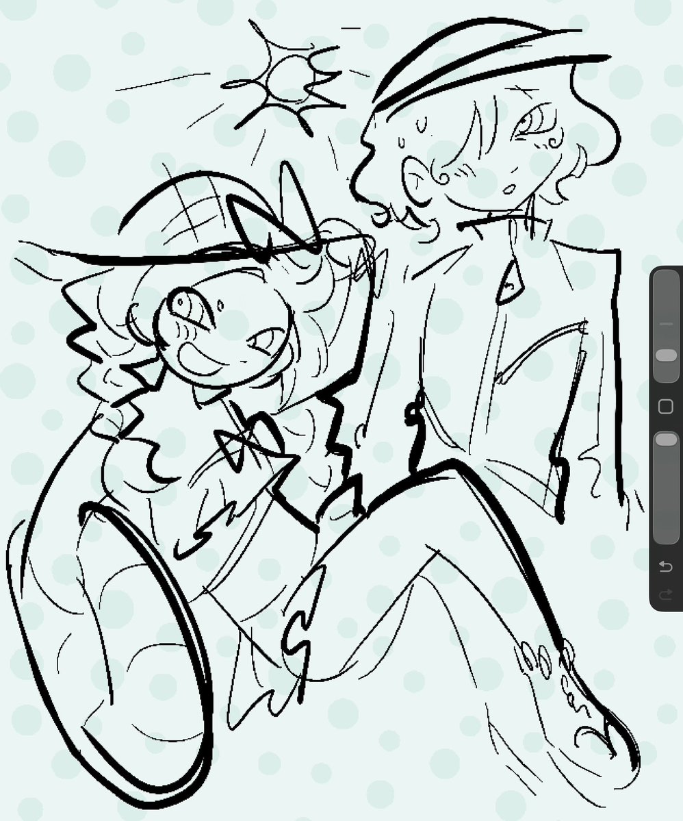 frilledclown's tweet photo. doodled some momoyo designs i really like on here. my fanart mew #touhou #東方Project https://t.co/tR7X92xHhB