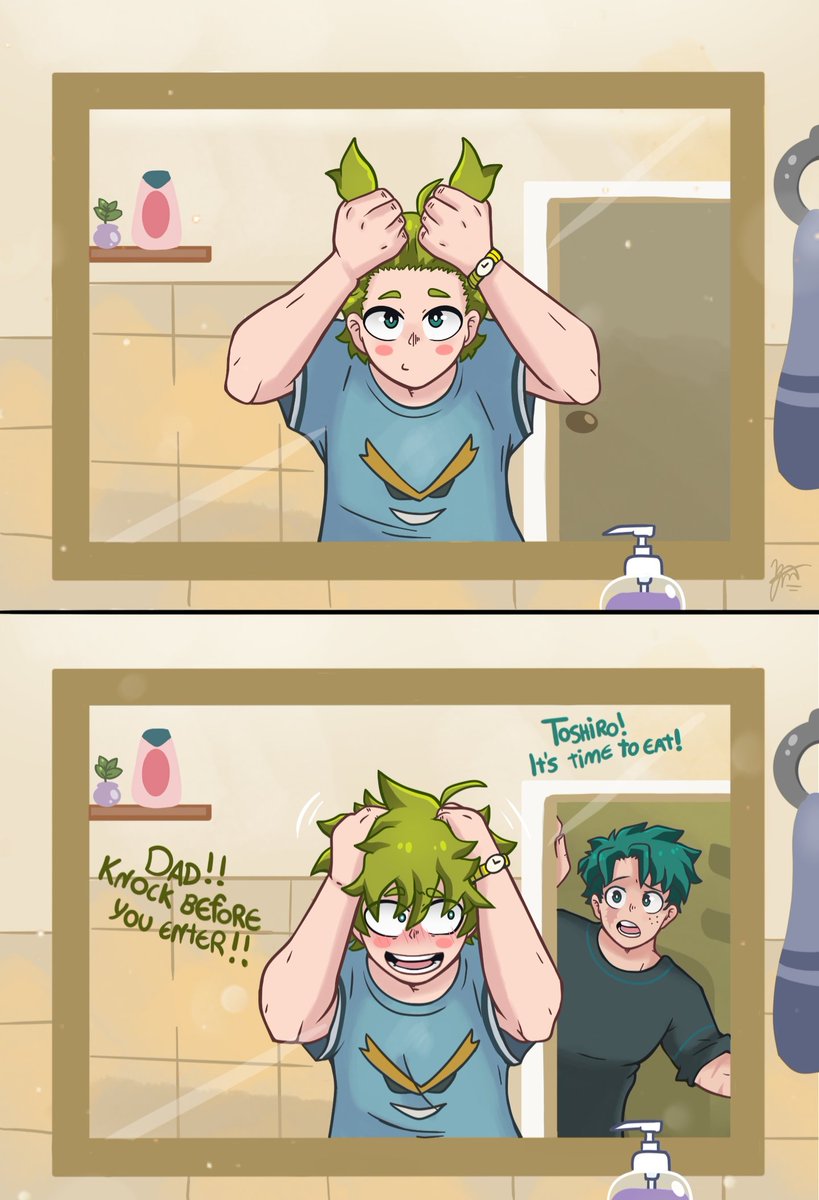 YumisFrog's tweet photo. Being an All Might ✨️

#Izuocha #MHA https://t.co/UNmhNZAQyH
