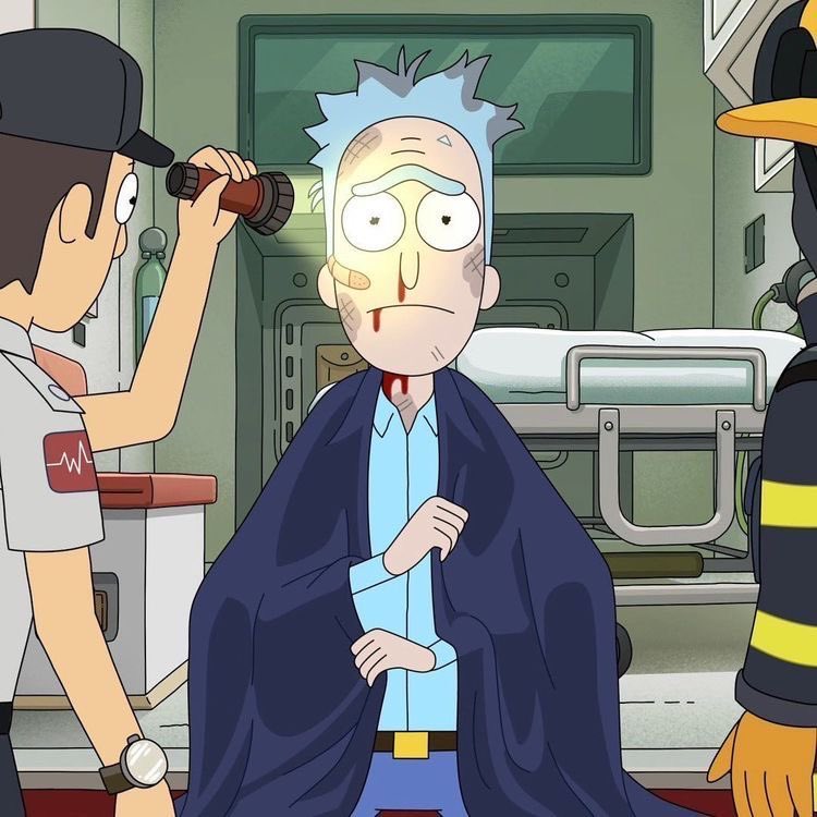 bandaidbinging's tweet photo. What do you think he had to tell EMS because I know some bullshit about “this guy who’s me but from a different universe just came and blew up my family” probably didn’t cut it huh https://t.co/M2dcNECW7H