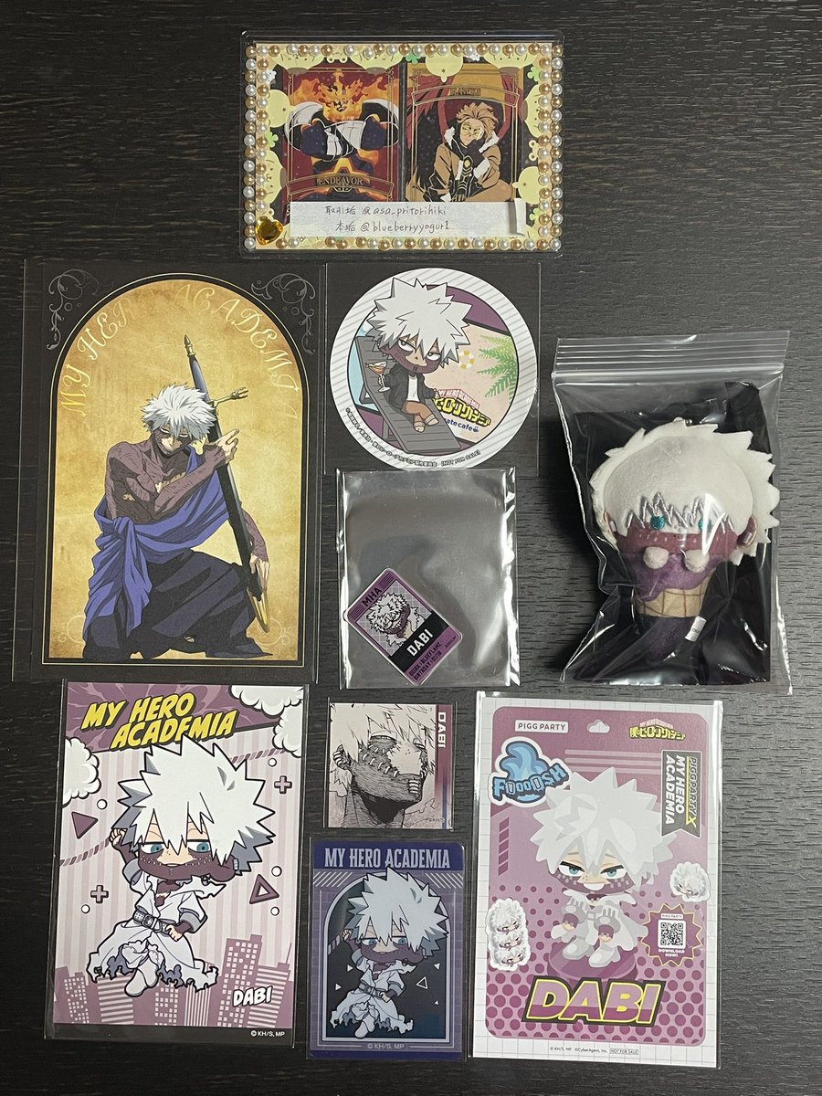 asa_pritorihiki's tweet photo. 僕のヒーローアカデミア　ヒロアカ
andGALLERY
まねきねこ

交換

譲）異種：死柄木、荼毘、トガ

求）写真4枚目：ホークス
（決まり次第エンデヴァー）

ご不快でなければ複数提供可能です。

郵送または固定ポストの日手渡し相談可能です。 https://t.co/TocD8HBCyA