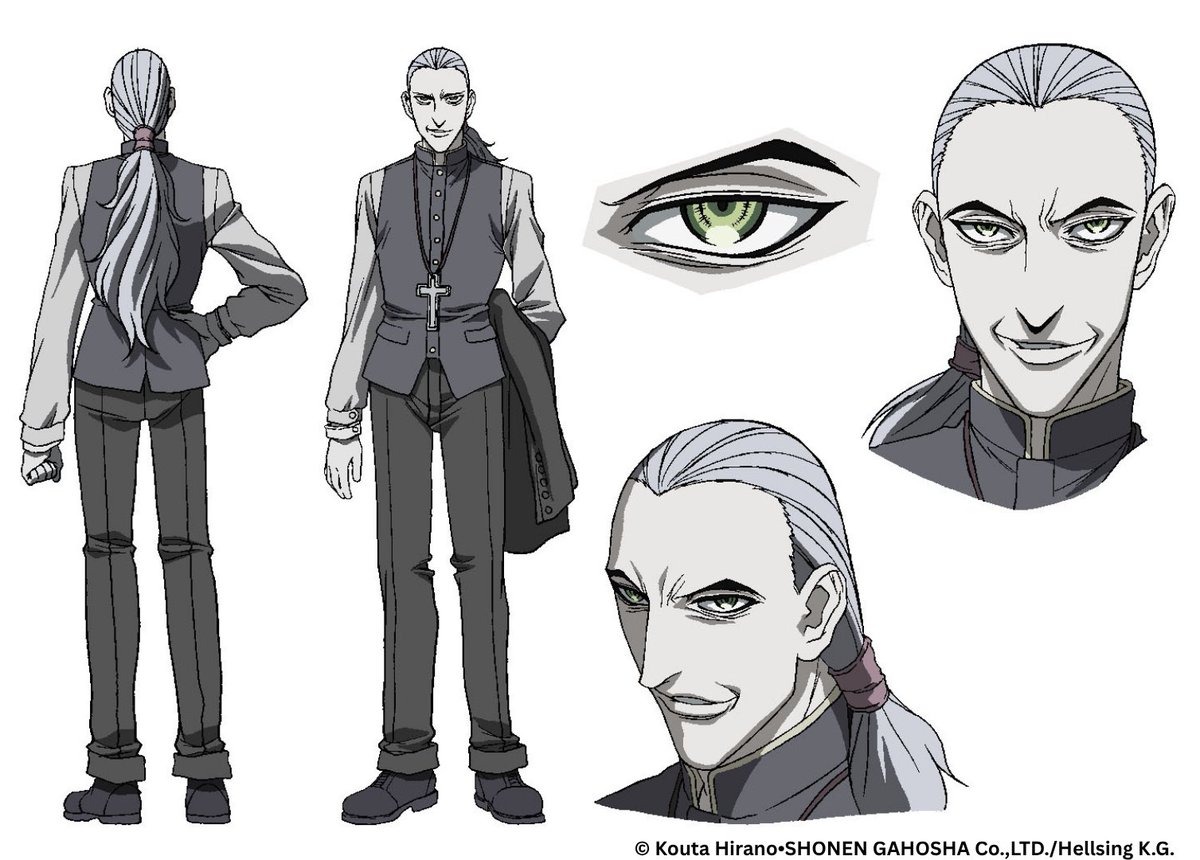 GonzoAnimeIntl's tweet photo. ✨🩸🦇Hellsing Anniversary🦇🩸✨
Have you seen the character design sheet for Maxwell?
#HellsingAnniversary #Anime #CharacterDesign https://t.co/PqU3Wpm8b7