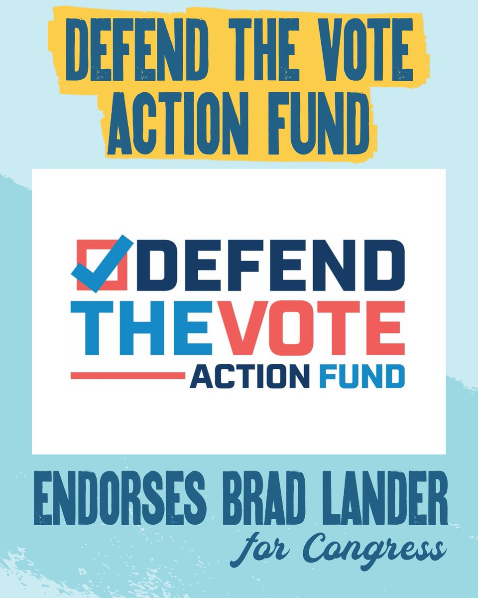 bradlander's tweet photo. Thanks to @DTVPAC for the endorsement. Looking forward to teaming up to root out corruption, banish dark money from politics & shore up our ailing democracy.

There’s a lot of work ahead to clean up Washington. But we can start by overturning Citizens United, ending stock trading in Congress & passing the John Lewis Voting Rights Act. This is the commonsense, pro-democracy agenda that the people of NY-10 demand.