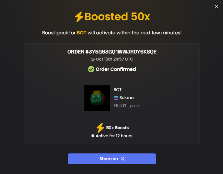 botsnetfamily's tweet photo. Boosts 50x paid for $BOT https://t.co/ONWFQlRVrH