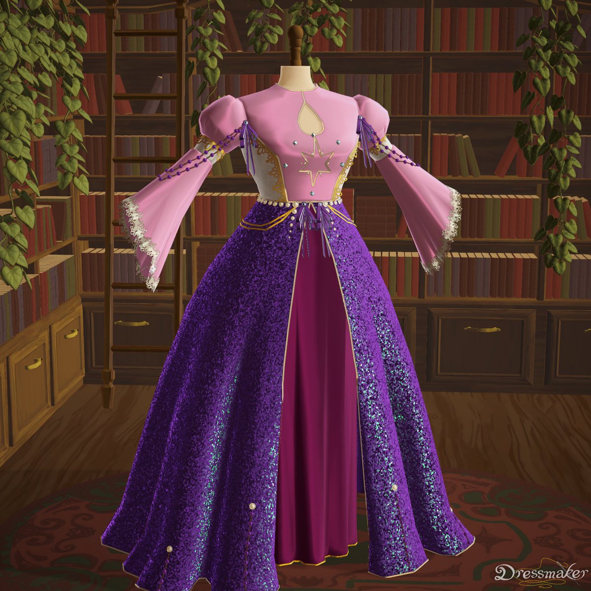 crowscranium's tweet photo. Twilight sparkle themed dress I made!! #dressmaker #MLP #twilightsparkle https://t.co/t5Xdac2HPP