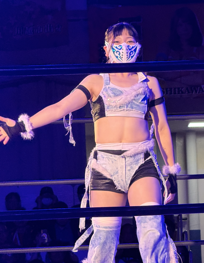 StrollCam's tweet photo. MARIGOLD SHINING ATTACK – TAG 14
2026.6.20 – Korakuen Hall

The Lady AI 🌐

#ザ・レディAI #Marigold #マリーゴールド #後楽園ホール https://t.co/pBof8nt6Fx