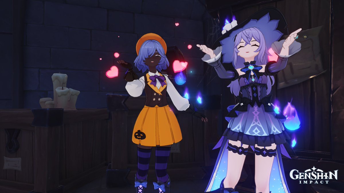 TimelyManekin's tweet photo. week two of #Wondertober and this time croomf joins me for some fun Halloween-y pics! there's such nice pieces to mix with the pumpkin set, and the pumpkin set alone is super cute...put that next to a cute looking witch girl and i think the duo is PEAK 🎃 https://t.co/TpjVFVZyGD