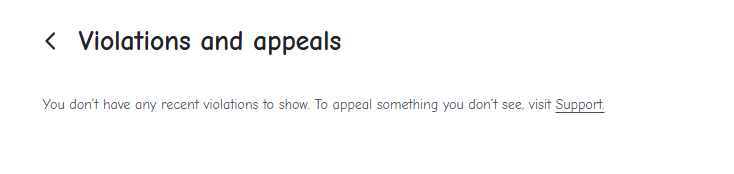 Ulimited_Studio's tweet photo. @Roblox @RobloxCreators @DavidBaszucki Violations and Appeals is empty.. no matter what kinda of appeal I try to send in.. and its honestly just an endless hopeless loop.. https://t.co/qqYbtUxmuJ