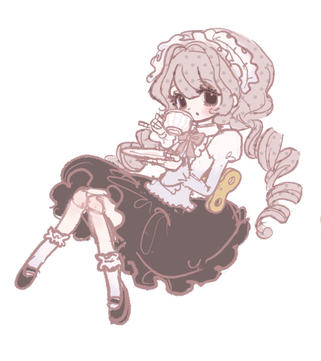 ch3cake's tweet photo. i like drawing in this style lately https://t.co/TYVfyFiXQO