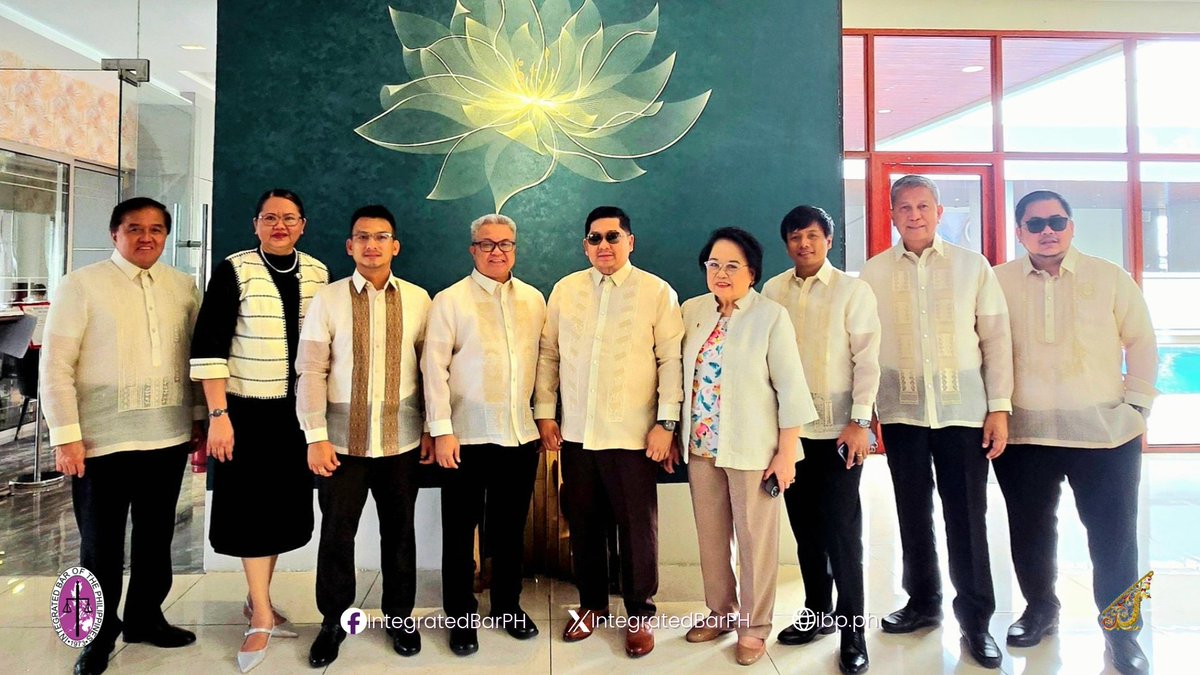 IntegratedBarPH's tweet photo. Onward to the #IBPNorthernLuzonConvention. IBP leaders gather in solidarity and service, united in strengthening the legal profession and advancing justice for all. #IBP #AmiananInSolidarity https://t.co/eUSNO0qczU