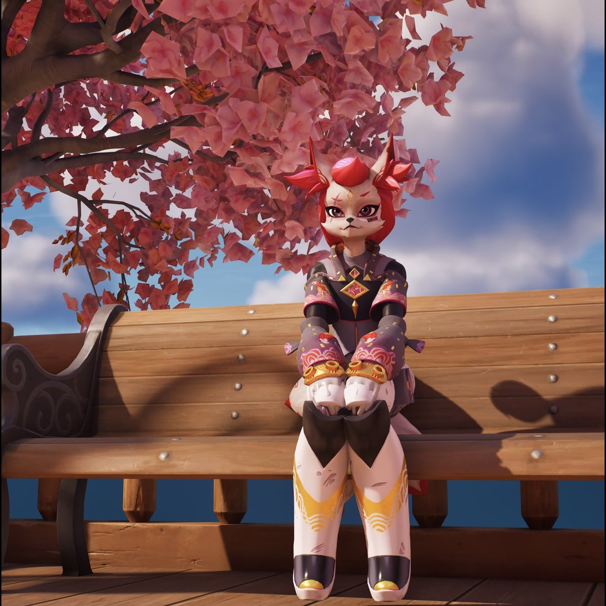 ZachTheFox's tweet photo. I took some more pictures of the girlie #kimiko #kimikofivetails #fortnite https://t.co/976VCoXQBD