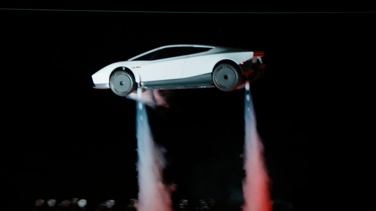 beffjezos's tweet photo. We wanted flying cars, and we got 140 characters... 

along with flying cars(!!) 

all from the same mad lad

I love the future. https://t.co/rh5fUKkXwP