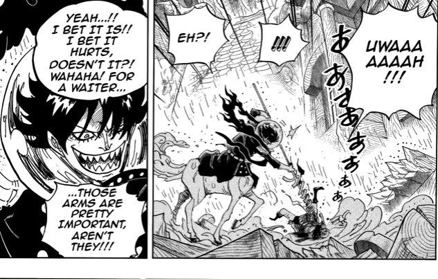 SANJIPHIM's tweet photo. this is so funny killingham thought sanji was begging him to stop when in reality my goat was hallucinating therapy 😭 #Onepiece1196 https://t.co/KNK3pjFoZP