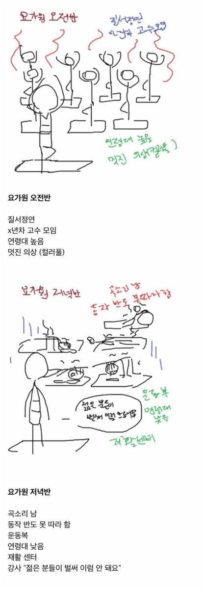 HenryKim957167's tweet photo. 요가 필라테스 오전 오후반 차이 https://t.co/ZIV6bL9Edx
