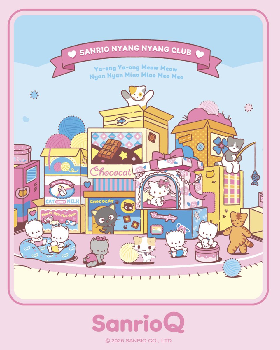 16kongkong21's tweet photo. Sanrio Q❣️

9月から12月まで、毎月違うサンリオキャラクターが主役になるSanrio Q🌟

10/30〜 ニャンニャンクラブポップアップストアが始まります🐈🐾

第1弾がポムポムプリンのわーあん餃子🥟
第2弾はうさはな🐰🎀
第3弾はニャンニャンクラブ🐱🧶 https://t.co/nyniWVqffY