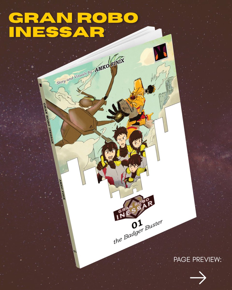 space_gutter's tweet photo. Satu keluarga harus melawan anjing besi raksasa? Sudah pasti harus bareng [Gran Robo Inessar]! 

Amankan koleksi oneshot dan gantungan kuncinya! https://t.co/5V8iu2nL57