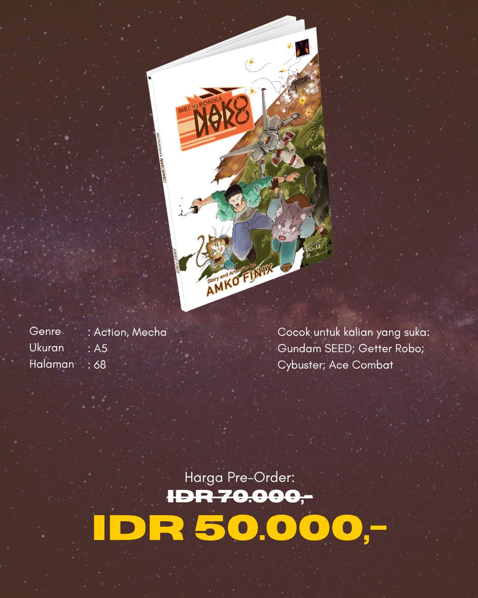 space_gutter's tweet photo. Satu keluarga harus melawan anjing besi raksasa? Sudah pasti harus bareng [Gran Robo Inessar]! 

Amankan koleksi oneshot dan gantungan kuncinya! https://t.co/5V8iu2nL57