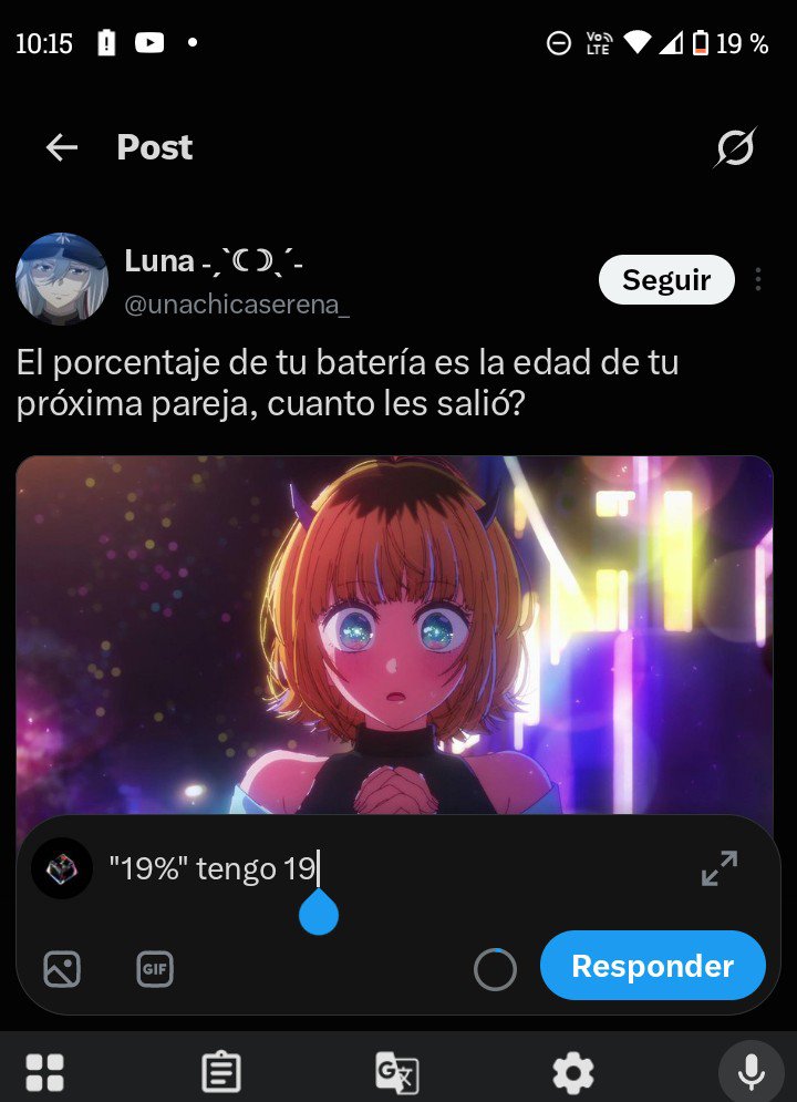 yosoyunknownyt's tweet photo. @unachicaserena_ "19%" tengo 19 justamente https://t.co/R5qSzOCwCP