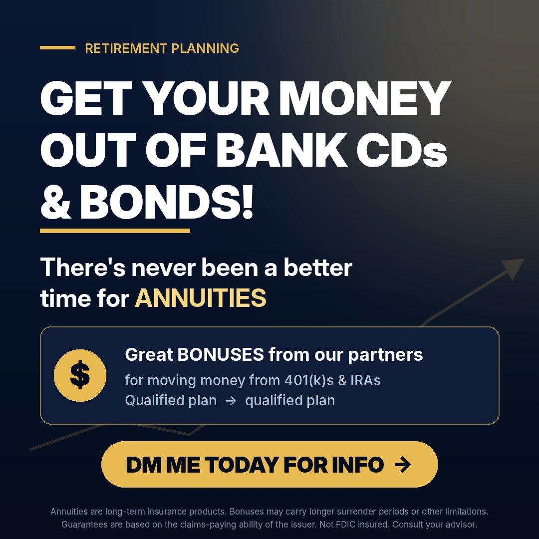 roger_nurse's tweet photo. DM for Info!!   #Annuities  #FIA #TBG https://t.co/ITWMRJ93ga