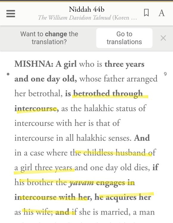 noeffortchad's tweet photo. @bren45000 The strong moral code that says three year old girls must be betrothed through intercourse? https://t.co/YUyDAhE0GN