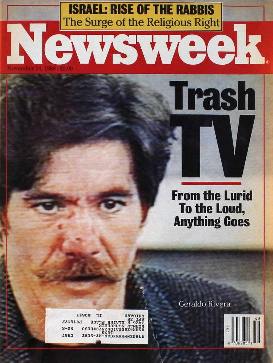JoshFreeFlorida's tweet photo. @GeraldoRivera No, most of us don’t, Dipshit.  

But remember that time you got smacked in the face with a chair?  That was hilarious. https://t.co/cZtwXbOajk