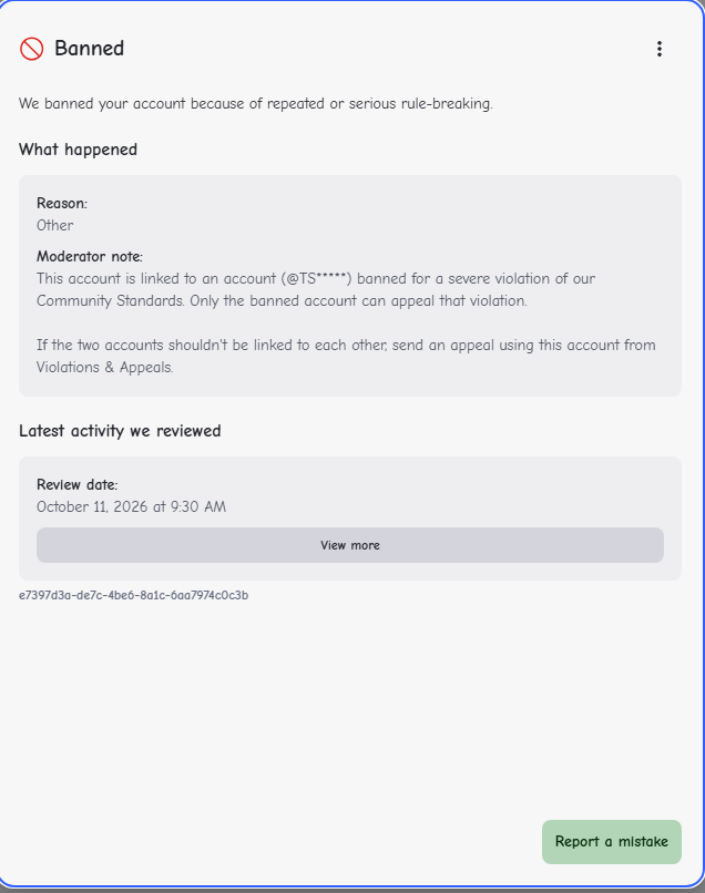 Ulimited_Studio's tweet photo. @zhinzii Happened to my account evocent, 18 years gone due to an association! I spent thousands if not tens of thousands on roblox over the 18 years I was on this platform and got terminated mid development session working on a new game!

I vouch, because this is getting outrageous.. https://t.co/F4T6HyR3RV