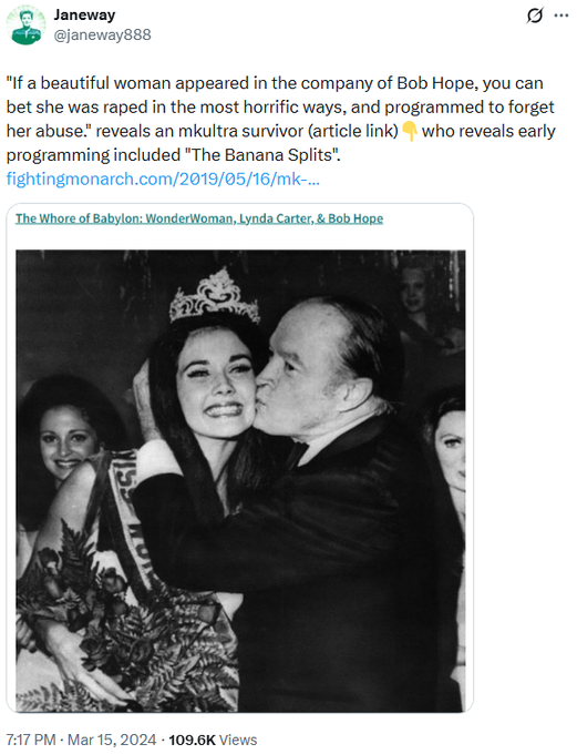 janeway888's tweet photo. The cult leader in Stanley Kubrick's "Eyes Wide Shut"👇(r) appears to be wearing a Bob Hope mask; allegedly Bob Hope was a top sex-slave handler in Hollywood &amp; political circles &amp; a cruel psychopath. https://t.co/7pyo3iqW4u