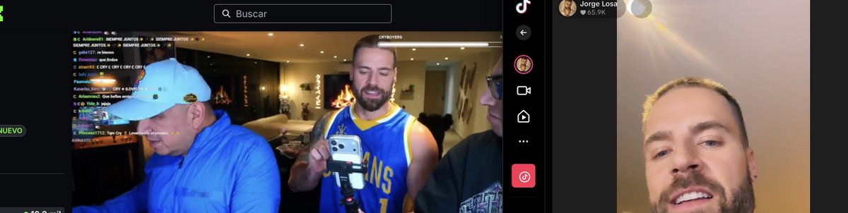 suzyhcryboyer's tweet photo. Aquí viendo los dos lives jajajajajaja en el kick y en el tiktok https://t.co/erZPddv7xI