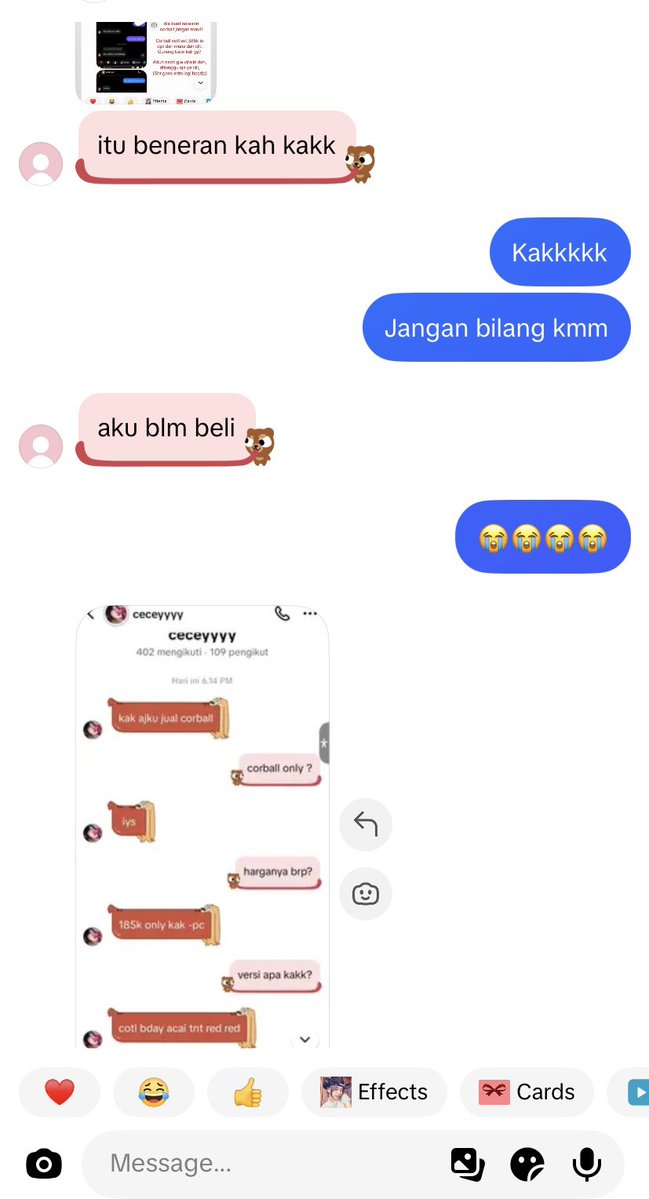 idberrysun_'s tweet photo. 📢 HELP RT PLEASE 📢 

‼️BOCIL SCAMMER CORBALL DI TIK TOK‼️

Siapapun, kalo ni bocil ada nge-Dm kalian di tiktok jangan percaya plis. Semua coer yang komen di vt tt ku pada di dm sama dia buat nawarin corball yang JELAS JELAS ITU SUS BGT. Takutnya coer yang awam kejebak sama dia. https://t.co/krMIo69eJo