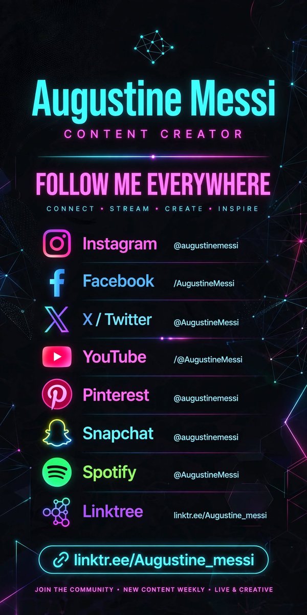 augustinemessi3's tweet photo. 🌐 CONNECT WITH US ON SOCIAL MEDIA 🌐
📷 JOIN INSTAGRAM:    /https://t.co/PAFVBsv2wO
📘 JOIN FACEBOOK:    /https://t.co/qmBydEYUfC
🐦 JOIN TWITTER:    / ​https://t.co/LkFItpNlqm
📍JOIN PINTEREST:   /https://t.co/S5PhbYc9r7 https://t.co/SetsJj10Mr