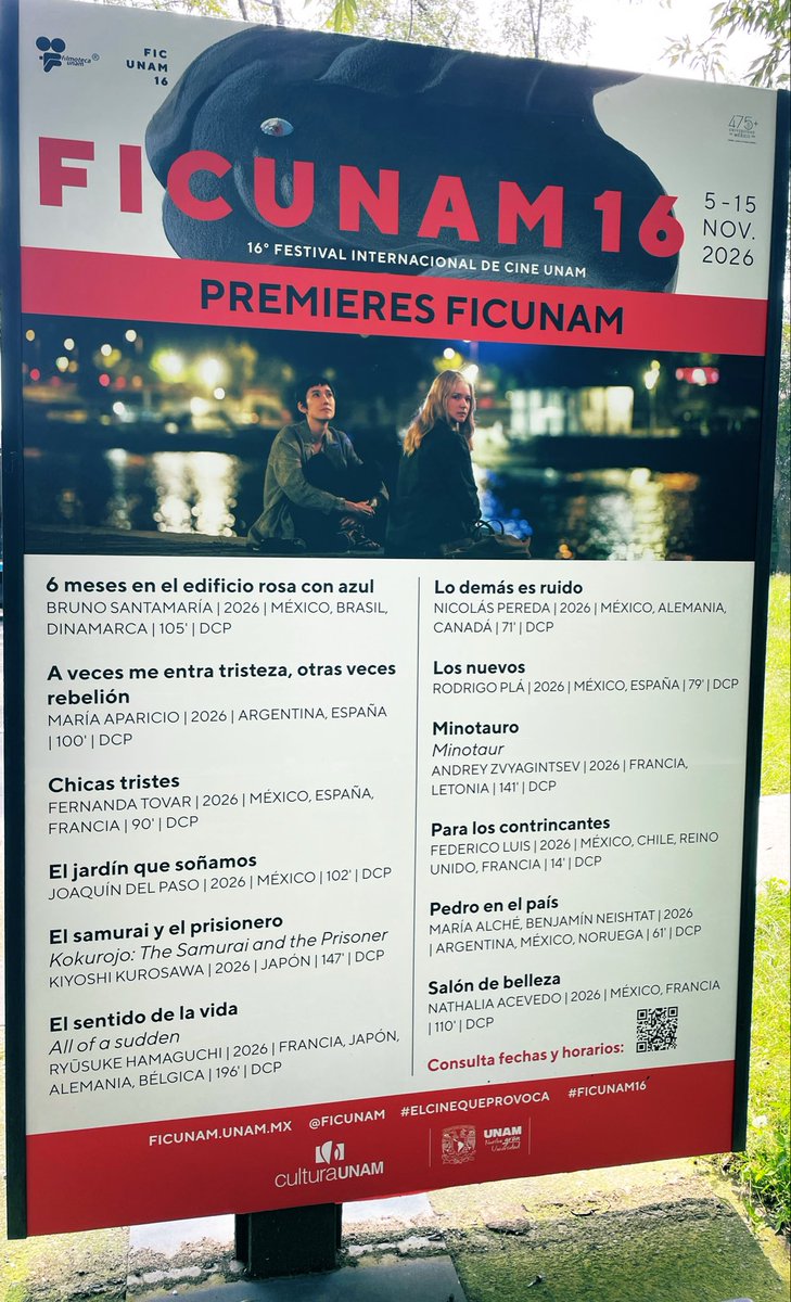 maximiliano_crz's tweet photo. Premieres FICUNAM 🌿✨ https://t.co/rxmPdubw5q