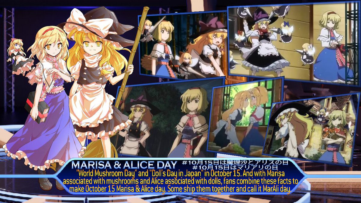 8BallZen's tweet photo. #MarisaKirisame #KirisameMarisa #AliceMargatroid #MarAli #Touhou
#10月15日は魔理沙とアリスの日
#10月15日はマリアリの日
#マリアリの日 #マリアリ
#霧雨魔理沙 #アリス・マーガトロイド
#東方Project https://t.co/foUibKGpAQ