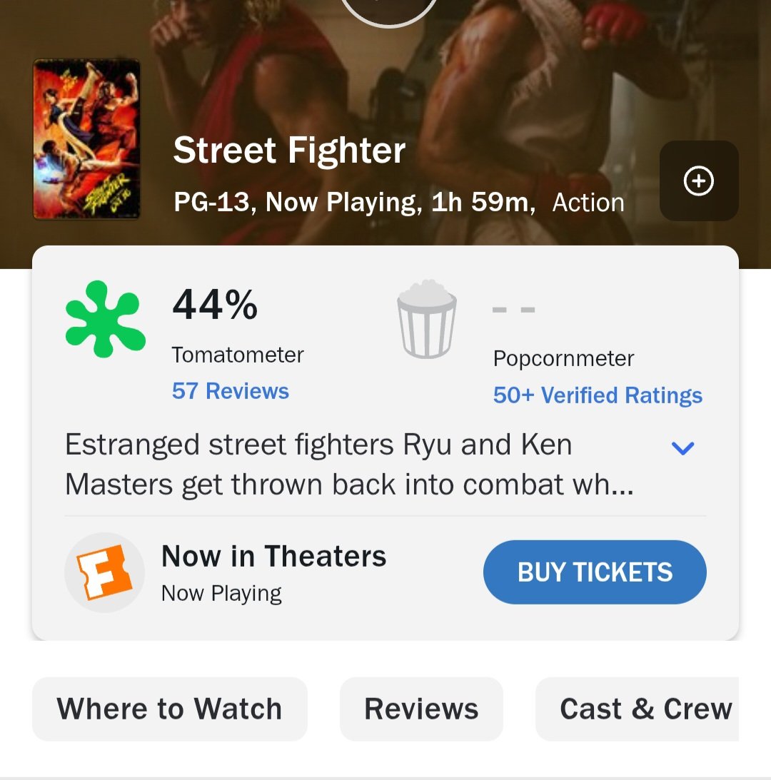 alexa82593's tweet photo. I'm Still Gonna See That Movie No Matter What. #Streetfighter #Capcom https://t.co/SARU4002YB