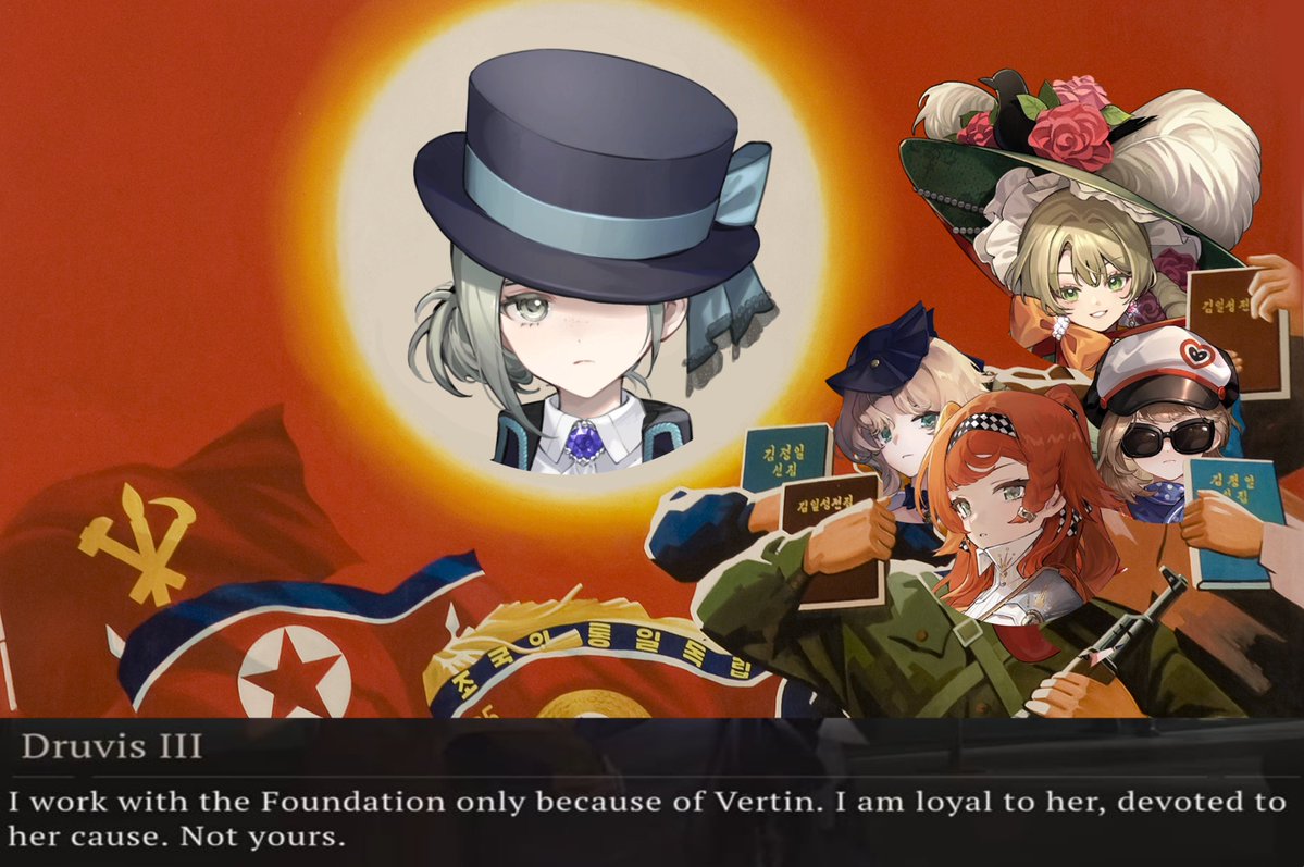 Pera_1999's tweet photo. Team Timekeeper: "We're with the Foundation AND Vertin. Those two things can exist at once!"

Also Team Timekeeper if they actually have to choose: https://t.co/IM9IJbFFgb