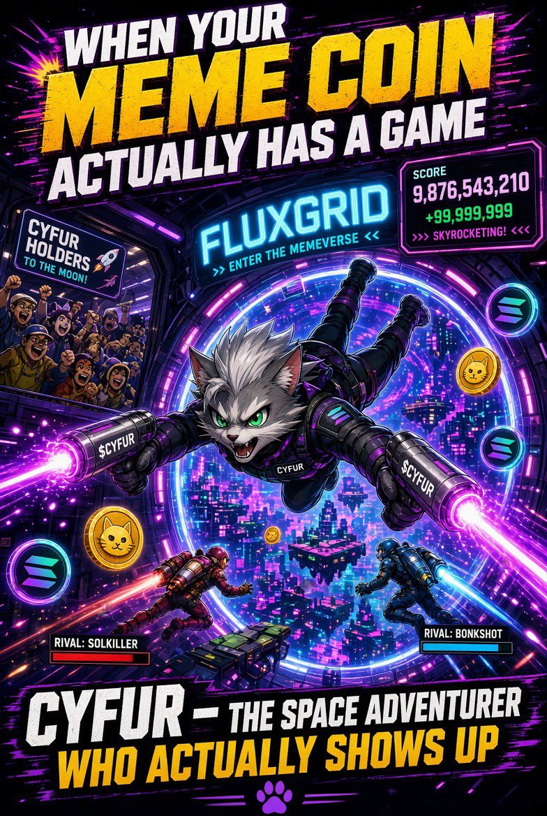 iamhafor's tweet photo. OTHER PROJECTS: “Just post your meme”
CYFUR: “Make the universe laugh… and get paid” 🏆
When the community becomes the champions and the Space Adventurer stands tall.
This is what real Meme Wars energy looks like.

@CyFurCoin
@preciousprime07 

#CYFUR #CyFurCoin #Solana https://t.co/djBFVlOgMT