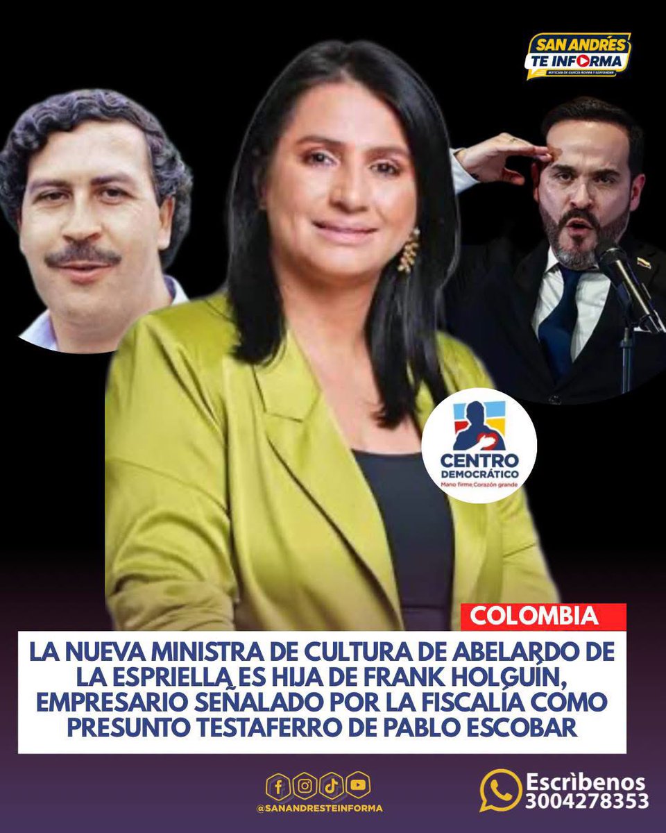 CesarSerpa's tweet photo. ¿Será que los líderes sociales, políticos, económicos, periodísticos e intelectuales SENSATOS de Colombia van a seguir justificando y defendiendo el retroceso de la sociedad colombiana hacia el OSCURANTISMO FASCISTA que ya estamos viendo en tan sólo dos meses del nuevo gobierno?

¿Será que muchos de esos líderes seguirán apoyando de forma solapada el que nos lleven como borregos a repetir la historia de LA VIOLENCIA y la barbarie sanguinaria de los años 50 del siglo pasado, sólo porque tienen miedo ó porque en el fondo muchos un corazón derechista y fascista aún sin importarles que se destruya Colombia (incluyendo sus intereses y negocios)?

Todos los sectores SENSATOS deben cerrar filas y organizarse para contener la radicalización de la extrema derecha conservadora y fascista, lo cual es algo TAN GRAVE COMO EL SURGIMIENTO DEL NAZISMO DE HITLER EN LA ALEMANIA DE 1.933; pues para evitar repetir esa catástrofe se necesita muchísima PEDAGOGÍA PARA RECORDAR CÓMO SURGIÓ EL NAZISMO y en lo político se requiere muchísima SENSATEZ, UNIDAD, ORGANIZACIÓN Y ACCIÓN, tanto a nivel nacional como internacional, lo cual debe comenzar urgentemente con muchos acercamientos con los líderes del partido Demócrata de Estados Unidos, los cuales afortunadamente muy pronto serán mayoría en el Congreso de ese país, a ellos hay que exponerle la gravedad de la situación y las posibles consecuencias del inminente incendio y bloqueo total de Colombia, por cuenta de una violencia sanguinaria que afectará a todos los ámbitos de la nación.

Vean en la imagen de abajo otro campanazo de alerta sobre lo que se viene para Colombia, ya que estamos siendo testigos del nacimiento de una especie de MINISTERIO DEL OSCURANTISMO ULTRACONSERVADOR, FASCISTA, LAUREANISTA Y DE LA CULTURA MAFIOSA:

#LaDictaduraMILAGRO🫡 

#ExtremaDerechaFASCISTA☠️🏴 

#ElLaureanismoFascistaDelSigloXXI☠️🏴