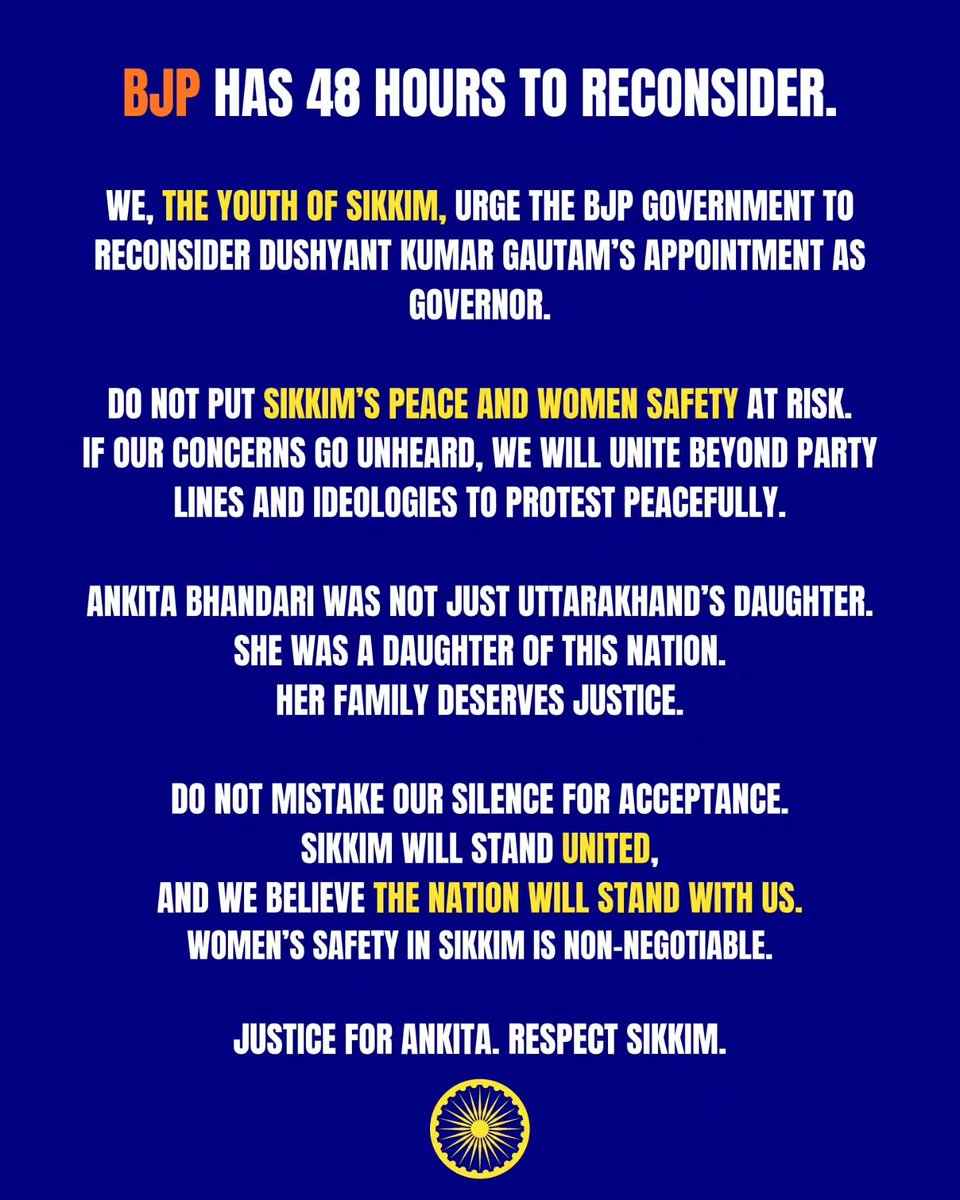 single_soul1's tweet photo. Sikkim yuva morcha .. https://t.co/pW9hHBGcoV
