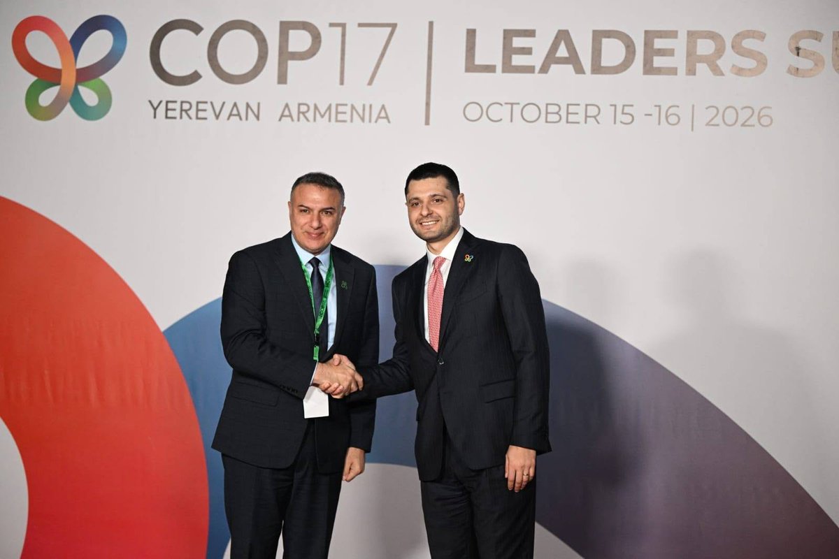 CyprusinArmenia's tweet photo. Քրիստոս Սենեկիսը մասնակցում է 🇦🇲առաջնորդների գագաթնաժողովին՝ ներկայացնելով Կիպրոսի նախագահին և վերահաստատելով հանձնառությունը կենսաբազմազանության համաշխարհային պաշտպանությանն ու պահպանմանը՝ ընդառաջ COP17-ին։

@Christodulides 
@CyprusMOA1 
@CyprusMFA 
@MFAofArmenia https://t.co/PZq8IGt0ed