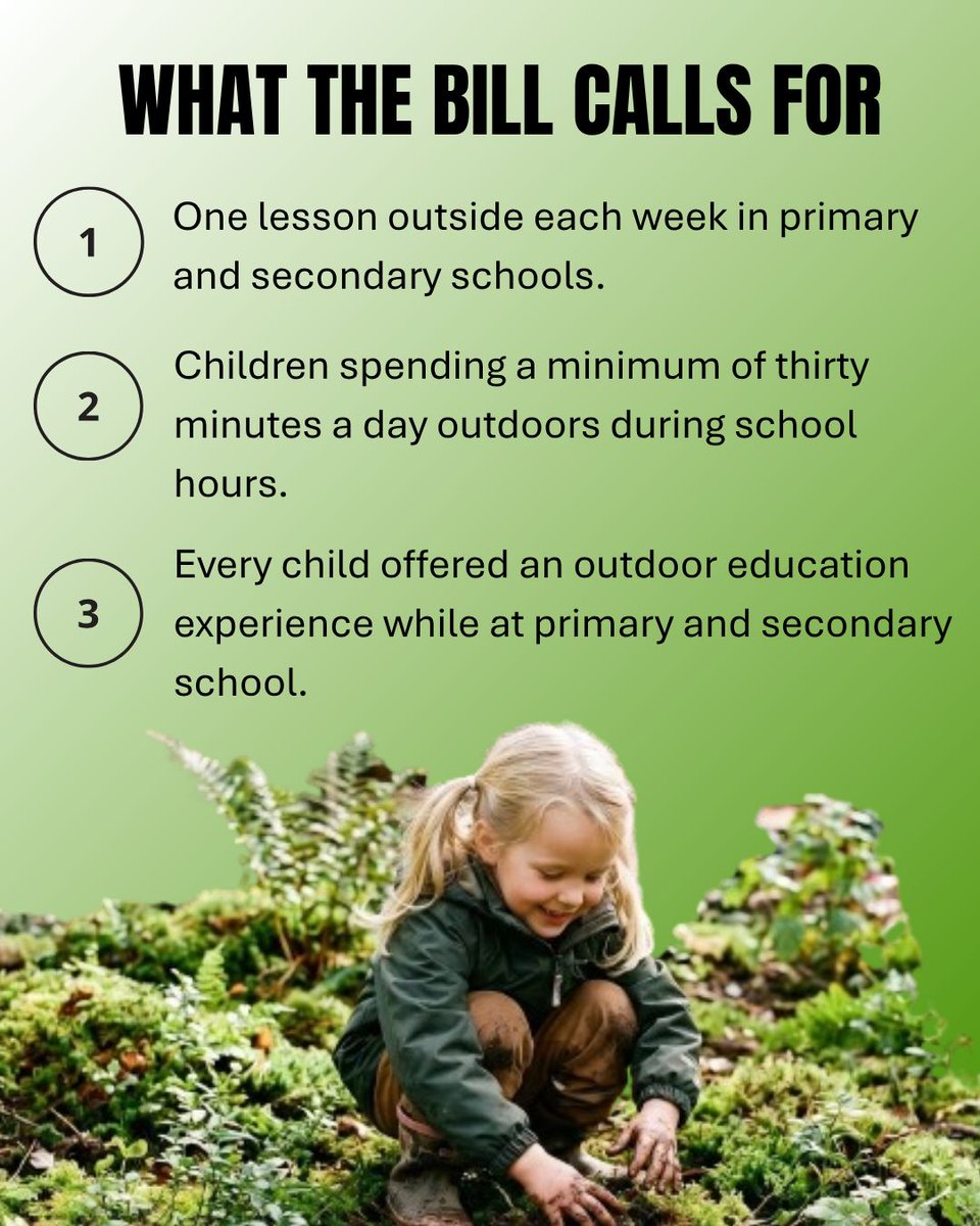 FieldStudiesC's tweet photo. 🌿 Could one lesson outdoors each week make a difference?

We’re backing the Outdoor Education Bill, which is calling for greater government support for outdoor learning, including a proposal for primary and secondary schools to provide at least one lesson outside each week.

With children spending less time outdoors and concerns growing around young people’s mental health, we believe opportunities to learn and connect with nature have never been more important.

Outdoor learning can give young people space to explore, connect and experience learning beyond the classroom. 🌳

We’re proud to add our voice to calls for outdoor education to play a bigger part in every child’s school experience.

https://t.co/EgOpieGoZb