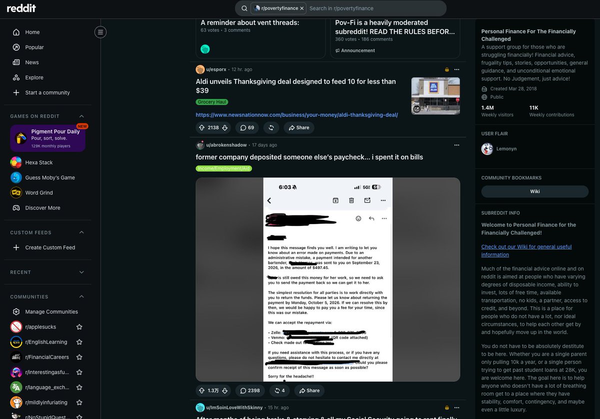 Lemonfnc's tweet photo. Why I Use Reddit to Learn English

I want to share something that's been really helpful for my English learning: Reddit.

Here's how I'd recommend getting started:

1.Sign up for Reddit. It's free.

2.Find some communities (subreddits) you're interested in. There are tons of them.

3.Browse posts about things you actually care about.

4.Most importantly, read the comments. Seriously, that's where the good stuff is. You get to see how native speakers actually talk to each other, how they joke, argue, explain things, and share their experiences.

5.If you're new to Reddit, here's my advice: Don't rush into posting or commenting. Read at least 50 posts and go through the comment sections first. Get a feel for how people communicate.

So why Reddit?
For me, it's pretty simple.
When you're learning English from textbooks, you're usually reading conversations that someone made up for you. They're useful, sure, but they're not always how people talk in real life.

Reddit is different.
People are talking about pretty much everything here. Their jobs, relationships, money, technology, politics, or just random things that happened to them today.
And the comments are often more interesting than the 
posts themselves.

Of course, Reddit has its fair share of bots, spam, and nonsense. But there's still a lot of genuine conversation happening here, and that's what I love about it.
The best part is that you can actually join in.

Once you feel comfortable, try leaving a comment or asking a question. Someone might reply, disagree with you, correct you, or share a completely different perspective.

That's real communication. You're not just memorizing English anymore. You're actually using it.
And you don't have to talk about boring textbook topics, either.

If you like finance, talk about finance. If you're into AI, find people who are into AI. Whatever you're interested in, there's probably a community for it.

You might even make some friends along the way.
I think that's something a lot of language-learning methods miss. You need a reason to use the language, not just a reason to study it.

I don't want to spend hours memorizing sentences like "Where is the nearest post office?" when I could be reading interesting discussions and talking to people from around the world.

For me, learning English shouldn't feel like homework or some kind of punishment.

I want to use English to do things I already enjoy doing.
And that's why I like Reddit.
