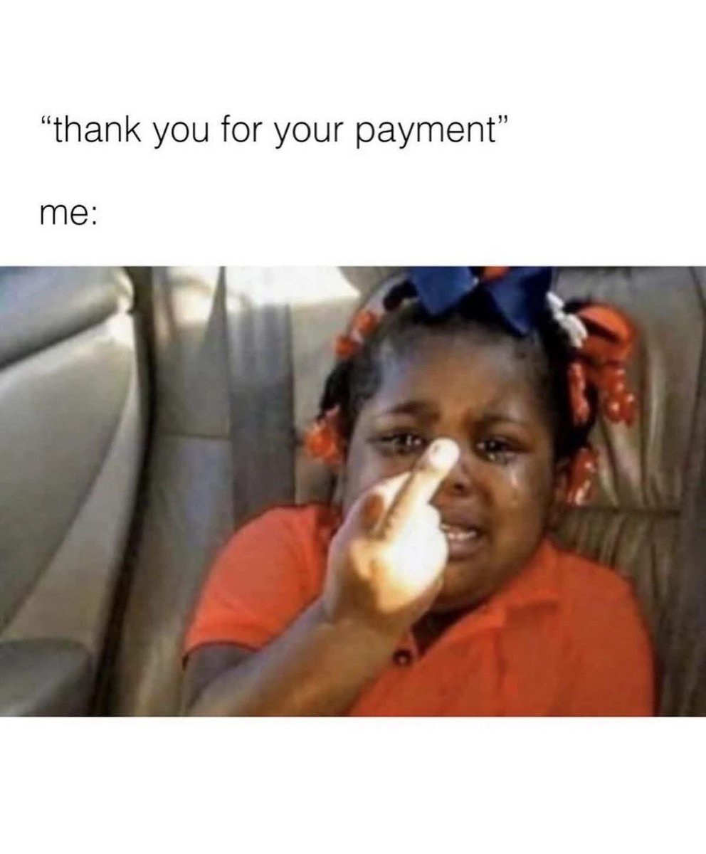 Uijuliet's tweet photo. The receipt hits different when it’s your own money.

“Thank you for your payment” is just the system confirming you successfully transferred pain to your bank account.

Necessary expense or not, the feeling is the same. https://t.co/BQUlHjUDCd