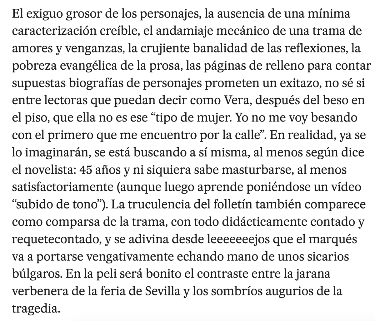 Sergiovazquez14's tweet photo. Lo único que me interesa del Premio Planeta son las críticas de Jordi Gracia en Babelia. https://t.co/3sMP4Poa44